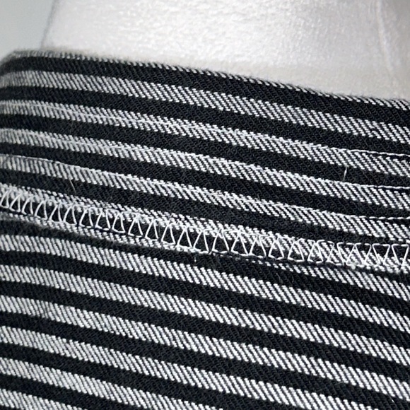 Upcycled Jack Skellington black/gray striped flannel NWOT one of a kind - Picture 7 of 13